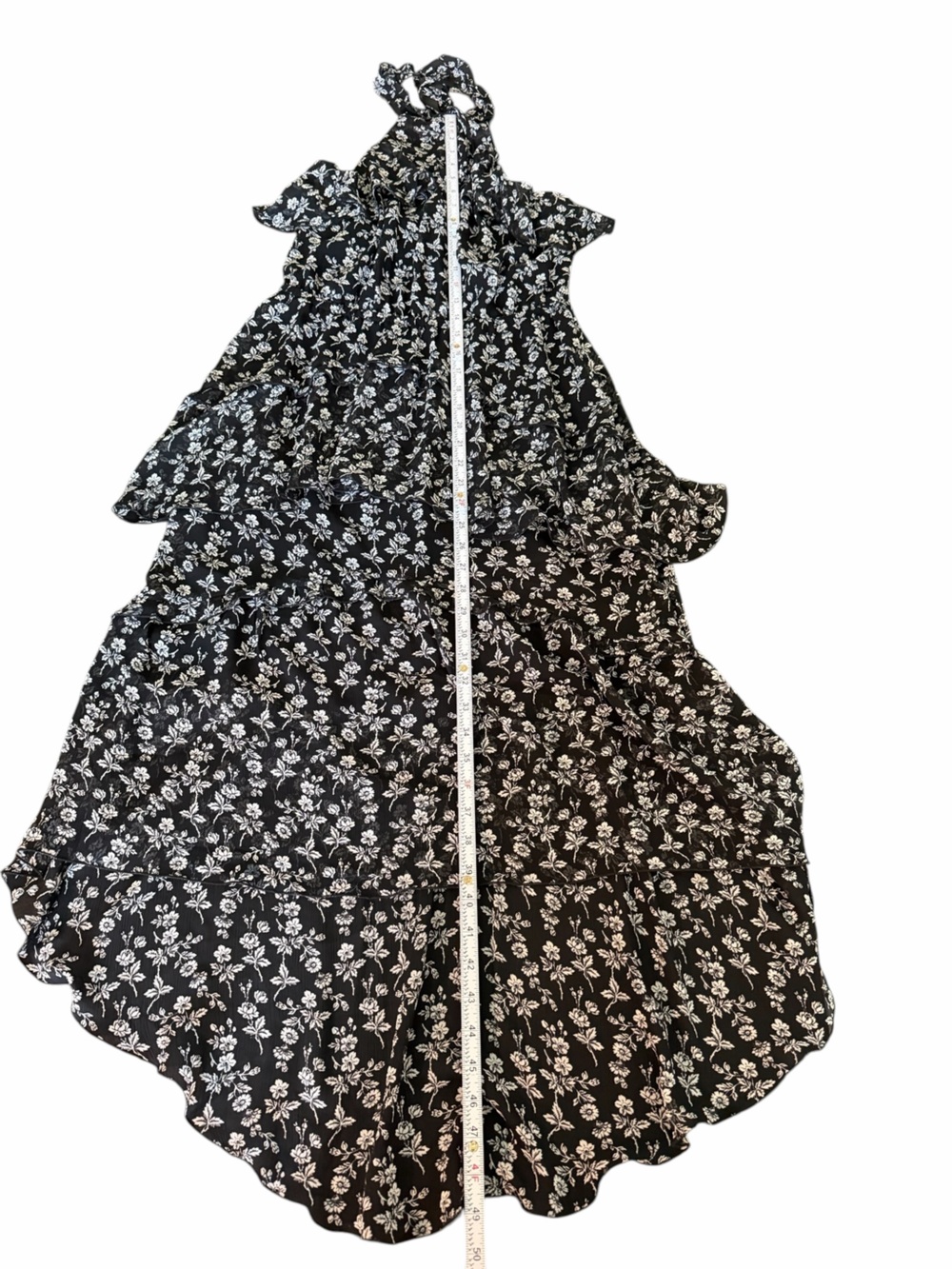 Express Tiered Ruffle Midi Dress - Picture 9 of 11